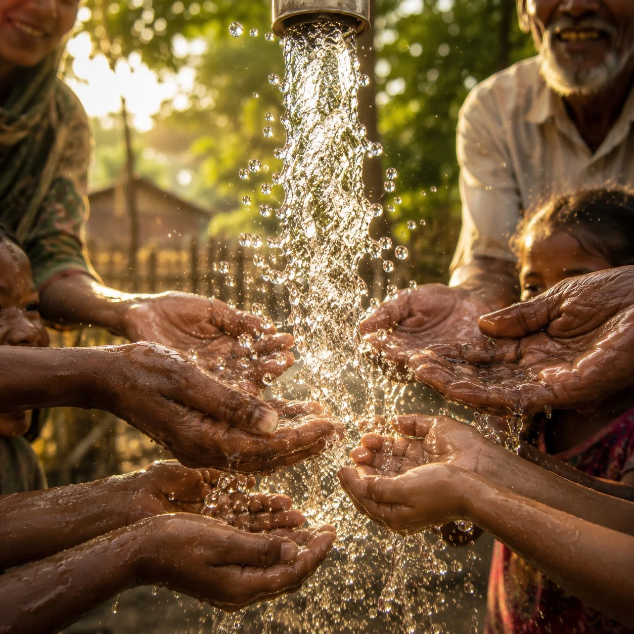 Community safe water installation