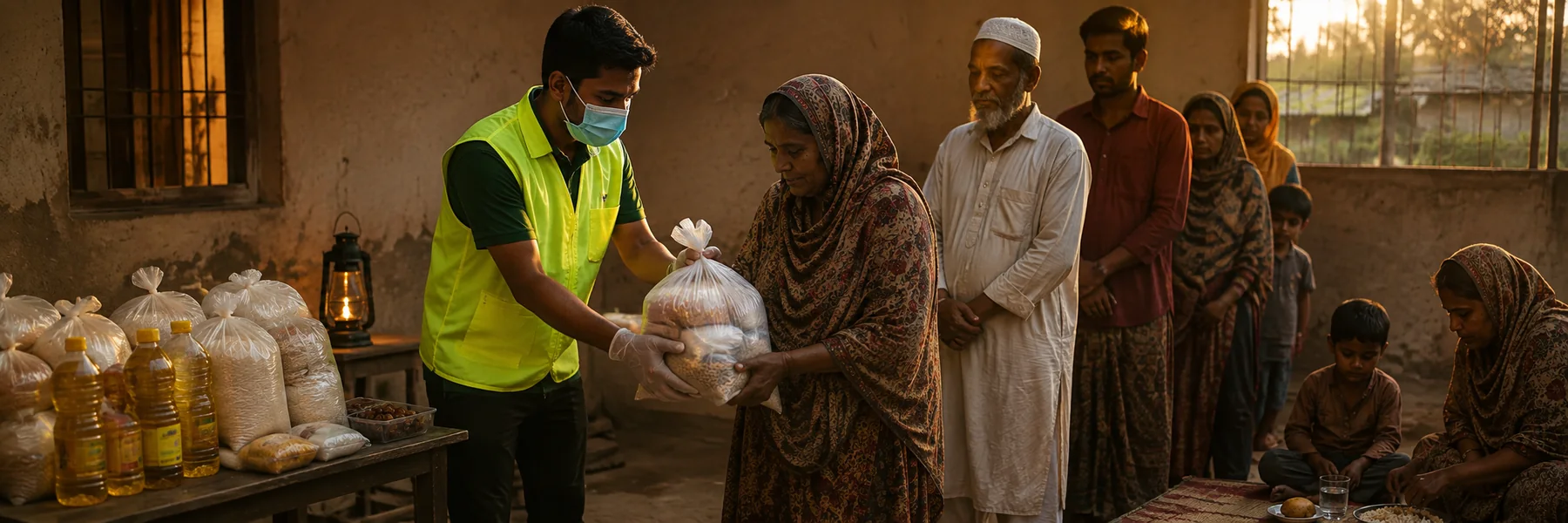 Iftar Food Distribution